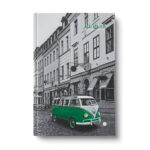 Business notebook Standart A4, 96 sheets (squared scattered), Type "City note" (4 designs)