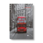 Business notebook Standart A4, 96 sheets (squared scattered), Type "City note" (4 designs)