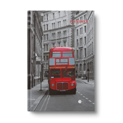 Business notebook Standart A4, 96 sheets (squared scattered), Type "City note" (4 designs)