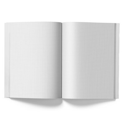 Business notebook Standart A4, 80 sheets (squared scattered), Type "Figures Pattern-2" (4 designs)