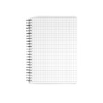 Business notebook Standard A5, 96 sheets (squared scattered), Type "Spring Standart" (4 designs)