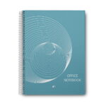 Business notebook Standard A4, 96 sheets (squared scattered), Type "Spring Standart" (4 designs)