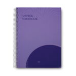 Business notebook Standard A4, 96 sheets (squared scattered), Type "Spring Standart" (4 designs)