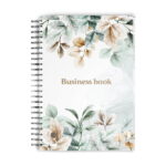 Business notebook Standard A5, 96 sheets (squared scattered), Type "Spring Standart" (4 designs)