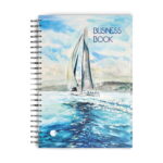 Business notebook Standard A5, 96 sheets (squared scattered), Type "Spring Standart" (4 designs)