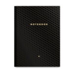 Business notebook premium A5, 96 sheets (squared in a frame),Type "Black" (4 designs)