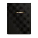 Business notebook premium A5, 96 sheets (squared in a frame),Type "Black" (4 designs)