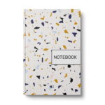 Business notebook A5, 96 sheets (squared scattered),Type "Stone" (4 designs)