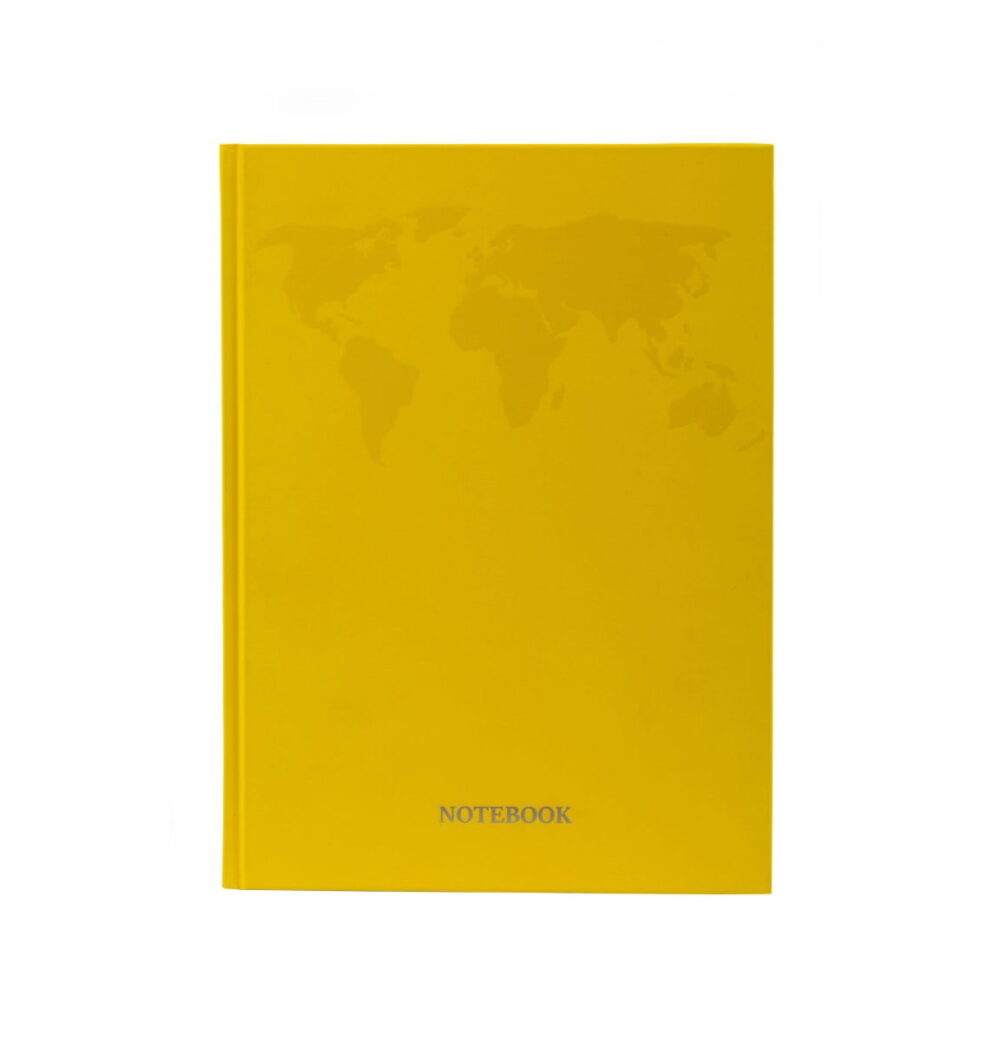 Business notebook premium A4, 96 sheets (squared in a frame),Type "Pantone continents" (2 designs)