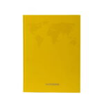 Business notebook premium A4, 96 sheets (squared in a frame),Type "Pantone continents" (2 designs)