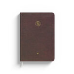 Annual undated diary, format A5 (144*210 mm) with stamping on leather