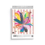 Notebook "Bright palette" on spring A5 (144*210 mm), 80 sheets (4 designs)